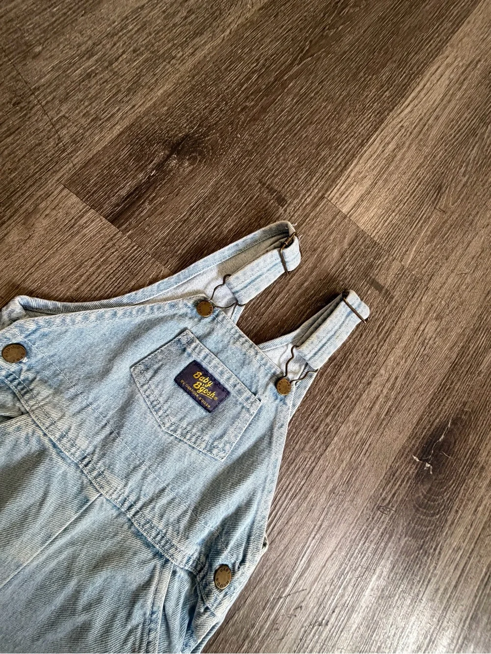 OshKosh B'gosh Vintage Light Blue Denim Kids Overalls